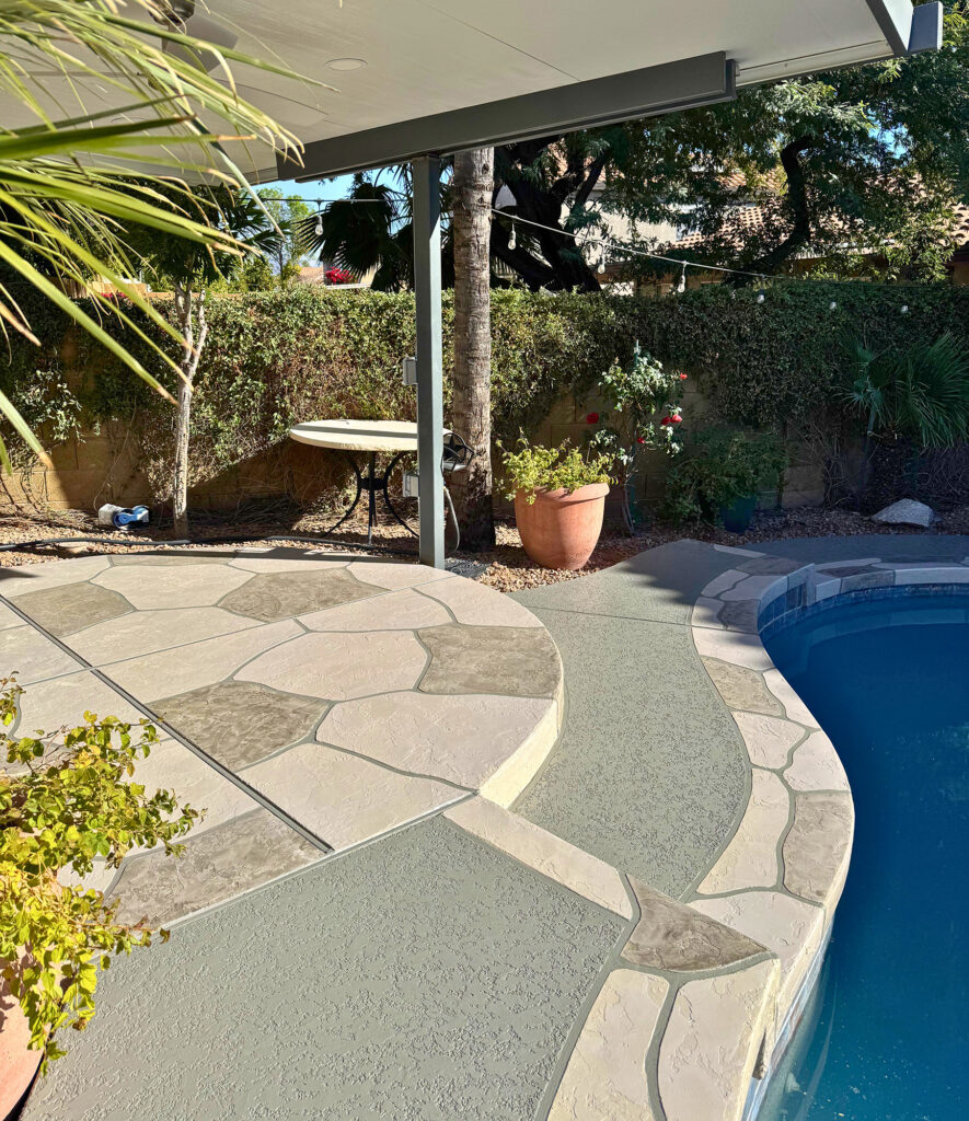 Fresco Deck Acrylic Lace Stone